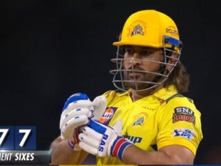 Watch: Dhoni Ignites Social Media with Vintage Six-Hitting Display