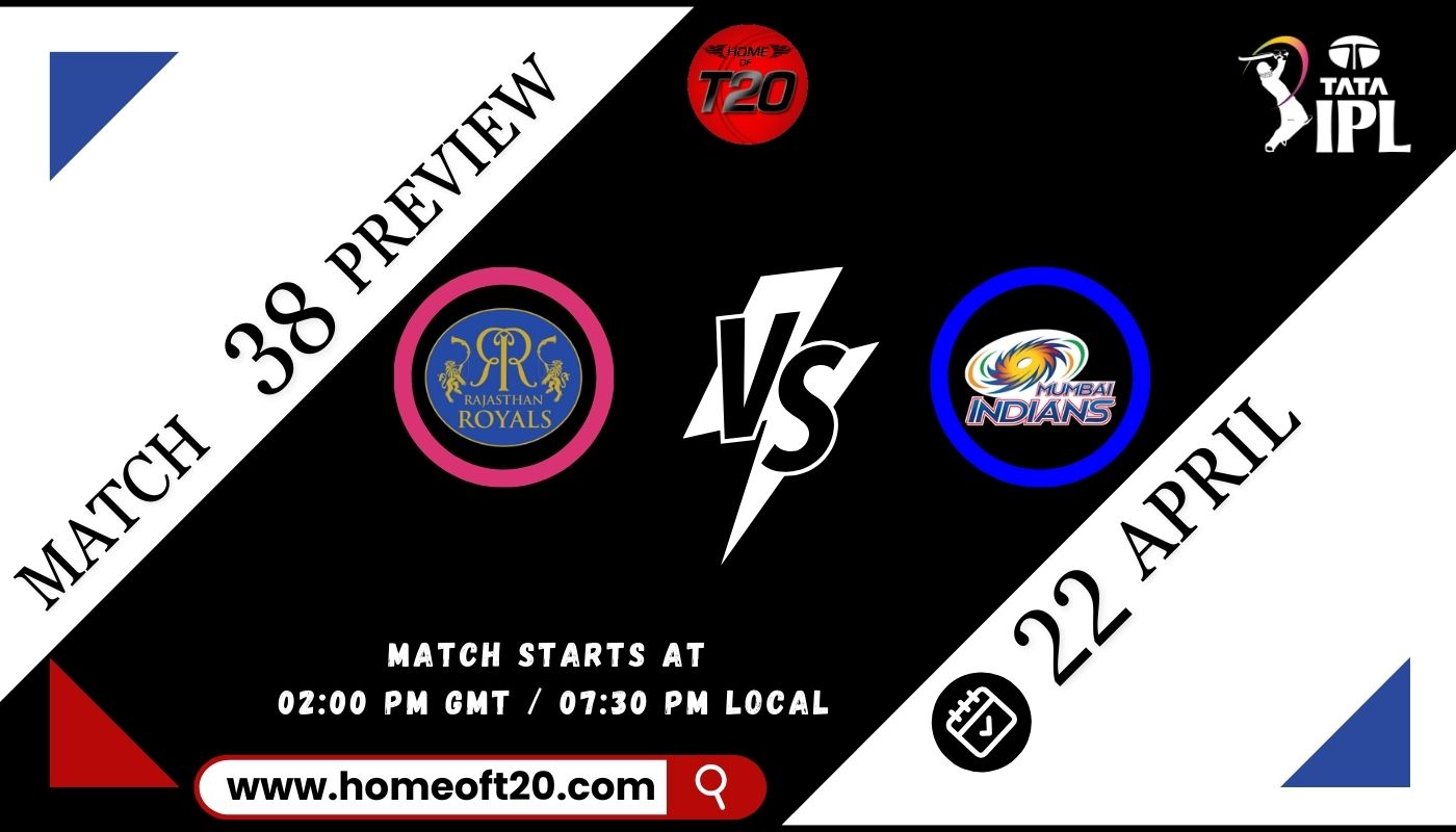 IPL 2024 Match 38, Rajasthan Royals vs Mumbai Indians Preview, Pitch Report, Weather Report, Predicted XI, Fantasy Tips, and Live Streaming Details