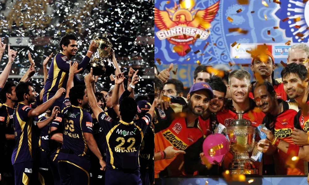 Sunrisers Hyderabad or Kolkata Knight Riders - Which team has most IPL trophies?