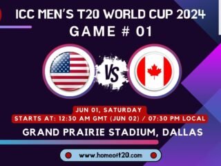 T20 World Cup 2024 Match 1, United States vs Canada Preview, Pitch Report, Weather Report, Predicted XI, Fantasy Tips, and Live Streaming Details