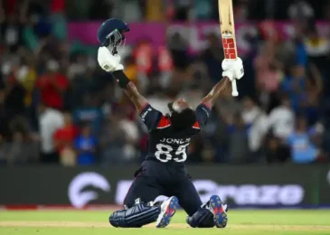 Aaron Jones second only to Chris Gayle after blitzing Canada in the 2024 ICC Men’s T20 World Cup Opener