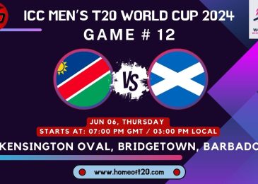 T20 World Cup 2024 Match 12, Namibia vs Scotland Preview, Pitch Report, Weather Report, Predicted XI, Fantasy Tips, and Live Streaming Details