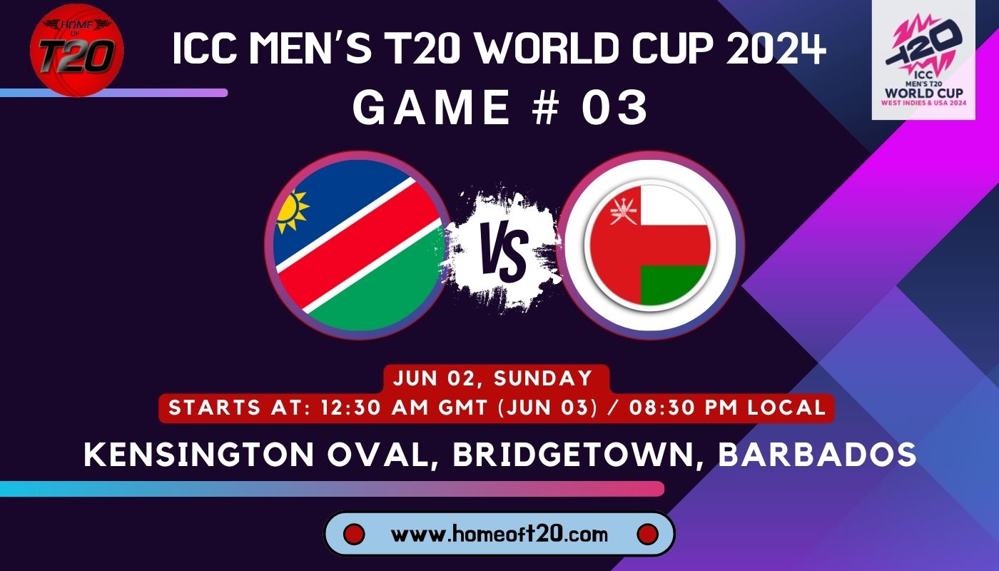 T20 World Cup 2024 Match 3, Namibia vs Oman Preview, Pitch Report, Weather Report, Predicted XI, Fantasy Tips, and Live Streaming Details