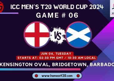 T20 World Cup 2024 Match 6, England vs Scotland Preview, Pitch Report, Weather Report, Predicted XI, Fantasy Tips, and Live Streaming Details