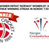 Denmark Women Defeat Norway Women by 38 Runs to Continue Winning Streak in Nordic T20 Cup