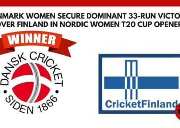 Denmark Women Secure Dominant 33-Run Victory Over Finland in Nordic Women T20 Cup Opener