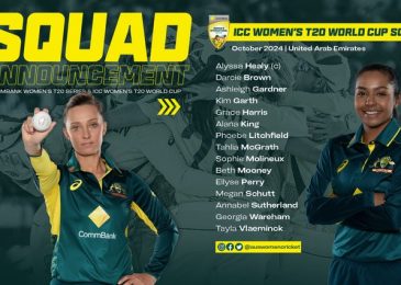 Australia announced squad for the ICC Women’s T20 World Cup 2024