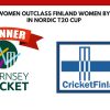 Guernsey Women Outclass Finland Women by 8 Wickets in Nordic T20 Cup