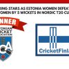 Lisa Bowring Stars as Estonia Women Defeat Finland Women by 5 Wickets in Nordic T20 Cup