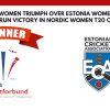 Norway Women Triumph Over Estonia Women with a 35-Run Victory in Nordic Women T20 Cup