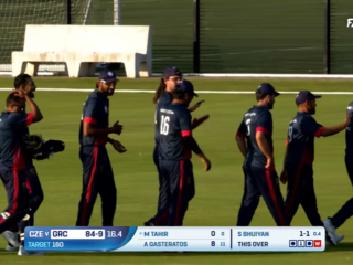 Czechia Dominates Greece with a 75-Run Victory