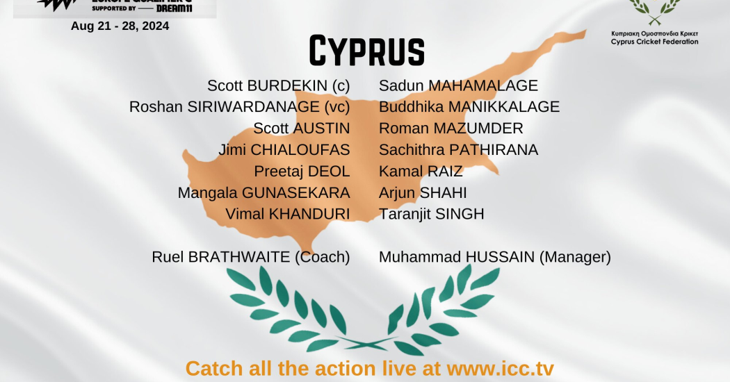 Cyprus to play Lye T10 Cricket League as a part of their final preparation for the ICC Europe T20 Qualifiers