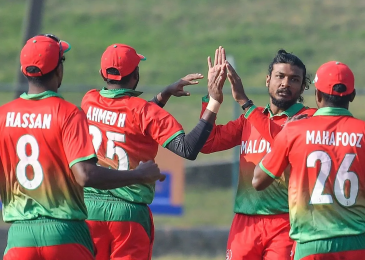 Maldives Cruise to a 9-Wicket Victory Over Myanmar in Asia Qualifier