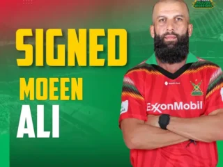 Moeen Ali Joins Guyana Amazon Warriors for CPL 2024