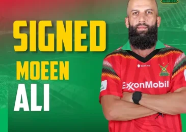 Moeen Ali Joins Guyana Amazon Warriors for CPL 2024