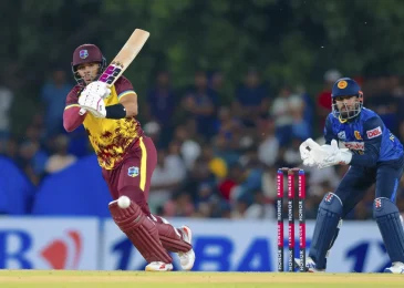 West Indies win by five wickets, defeat Sri Lanka in 1st T20I