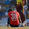 ENG vs WI T20I series: Reece Topley fined after smashing chair in frustration