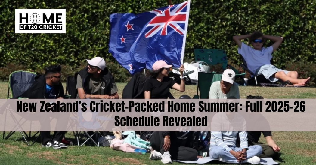 New Zealand’s Cricket-Packed Home Summer: Full 2025–26 Schedule Revealed