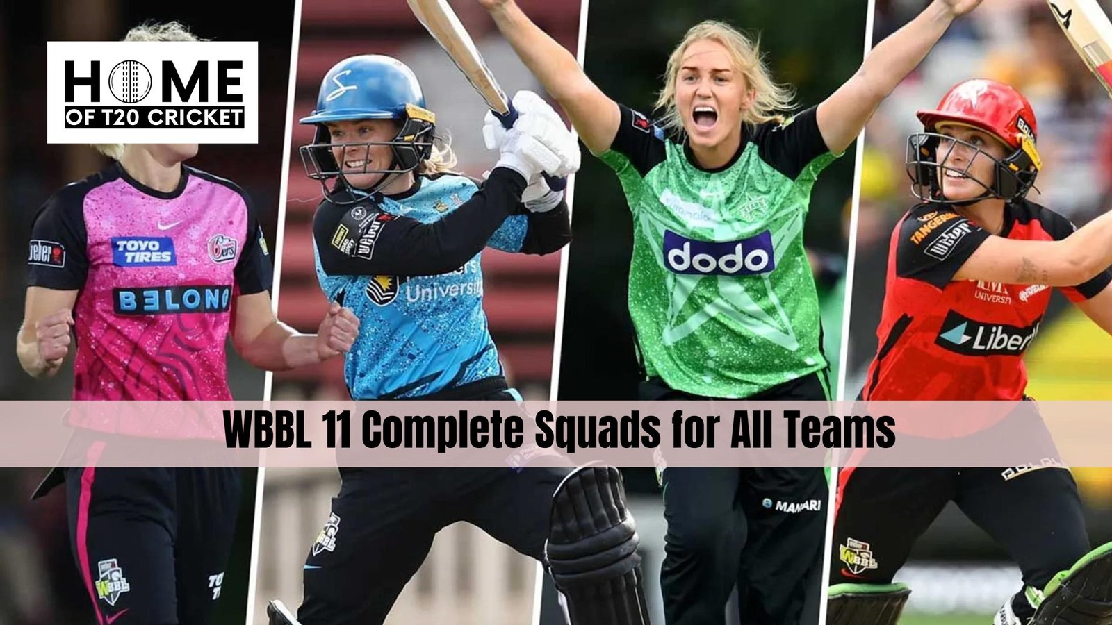 WBBL 11 Complete Squads for All Teams