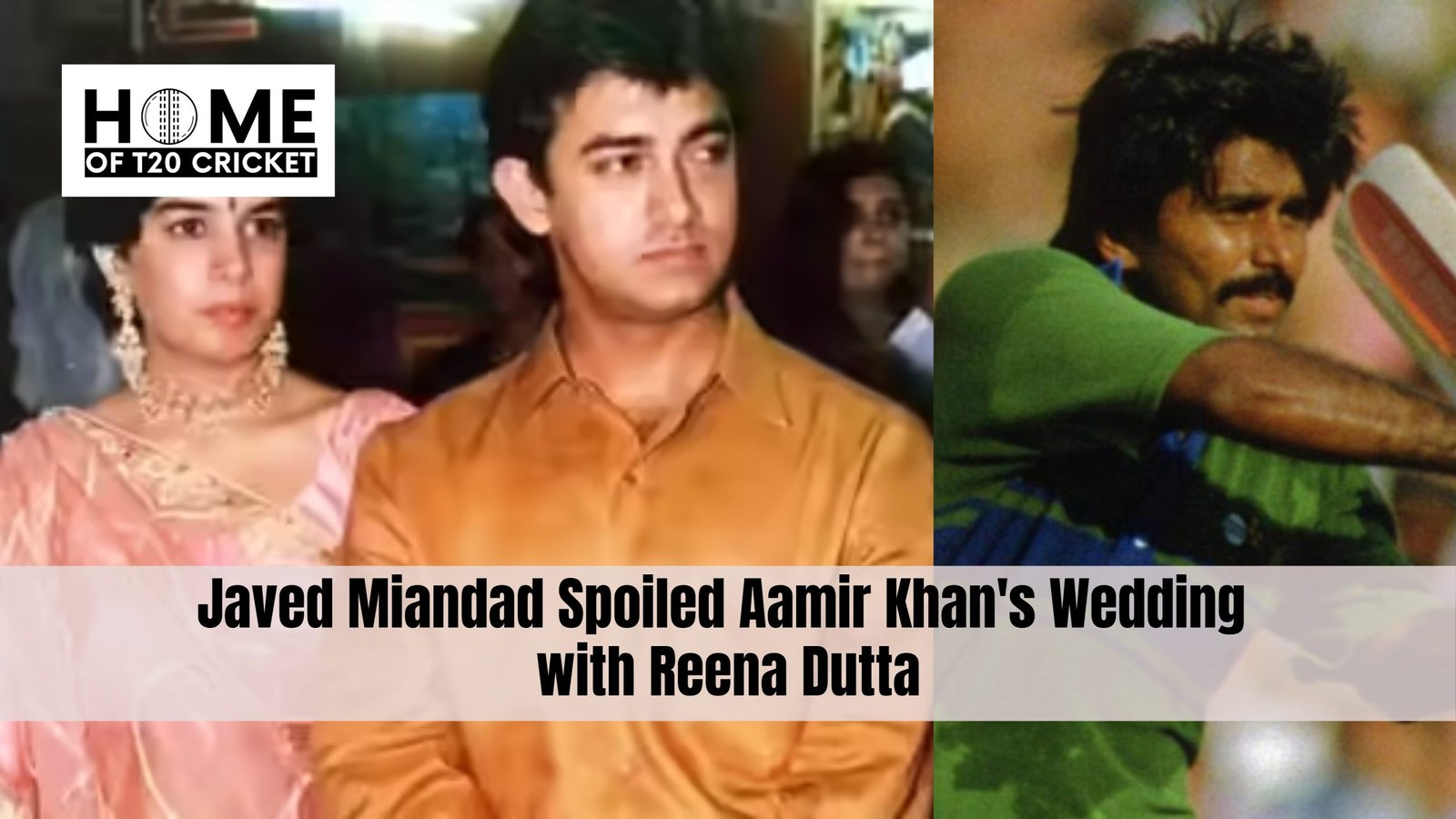 Javed Miandad Spoiled Aamir Khan's Wedding with Reena Dutta