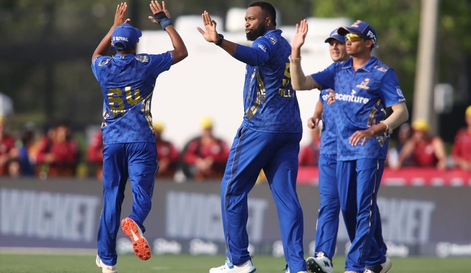 Kieron Pollard half-century