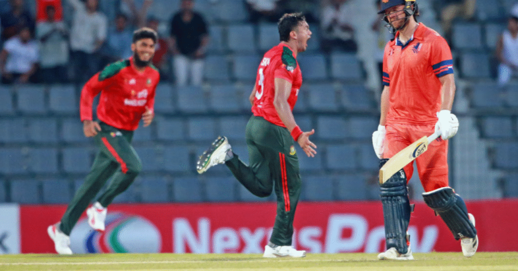Taskin Ahmed 4 wickets