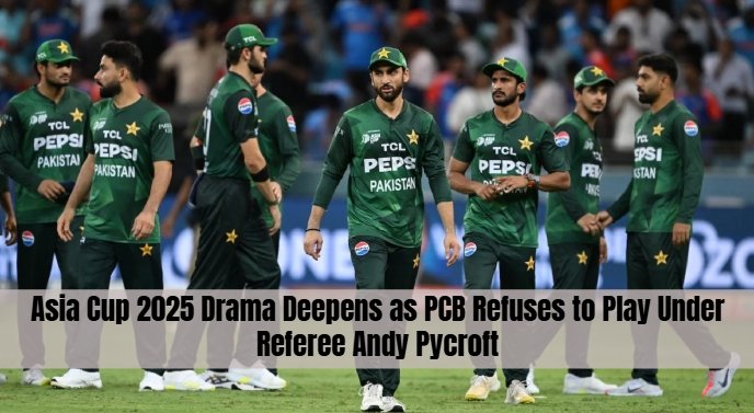 Asia Cup 2025 Drama Deepens as PCB Refuses to Play Under Referee Andy Pycroft