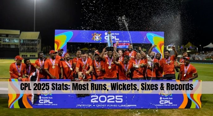 CPL 2025 Stats: Most Runs, Wickets, Sixes & Other Records