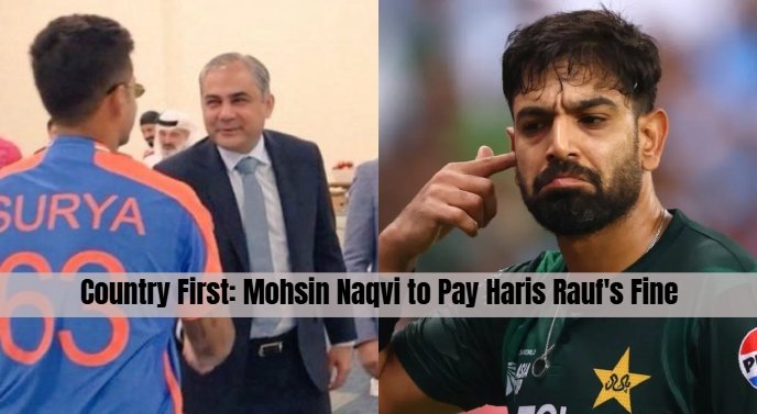 Country First: Mohsin Naqvi to Pay Haris Rauf's Fine