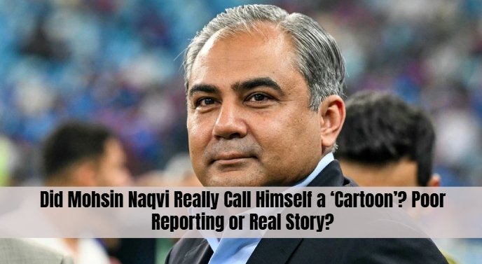 Did Mohsin Naqvi Really Call Himself a ‘Cartoon’? Poor Reporting or Real Story?