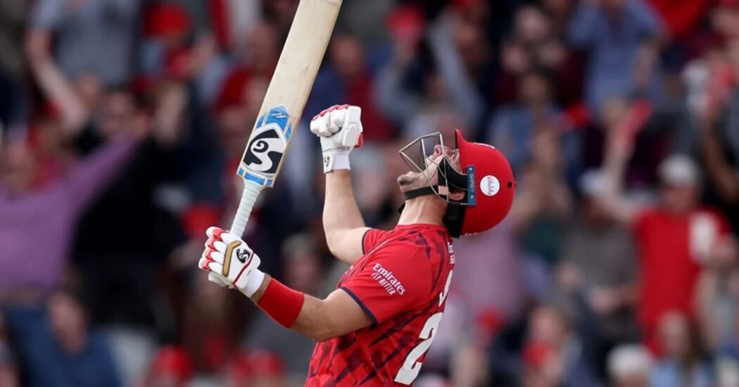 Liam Livingstone 85 not out