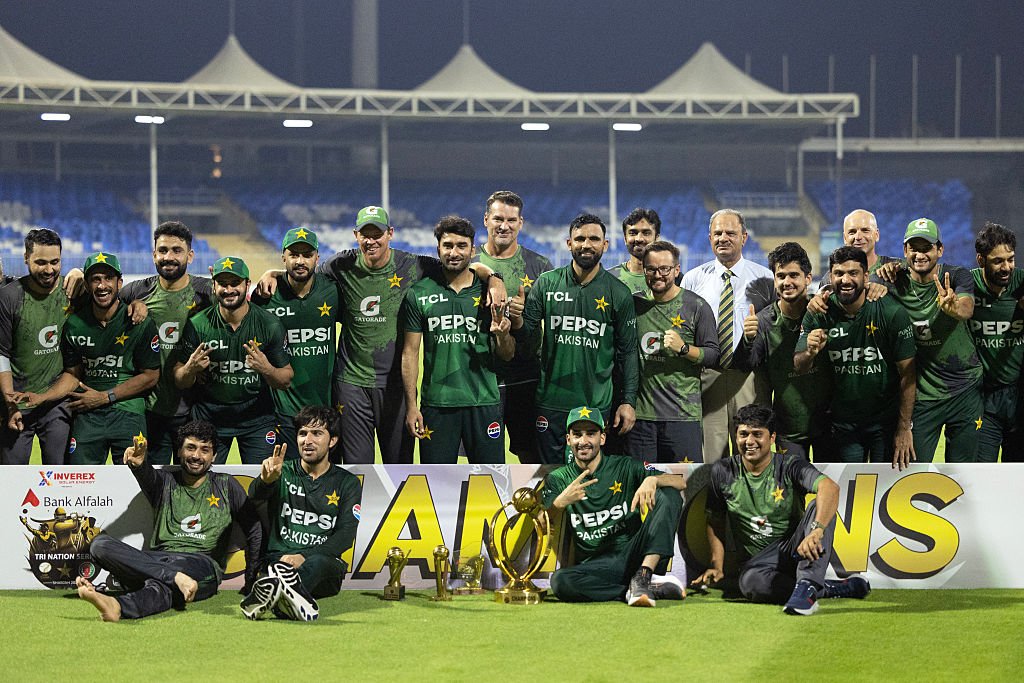 Mohammad Nawaz hat-trick Sharjah