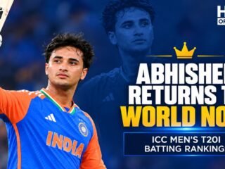 Abhishek Sharma returns to number one in ICC Men's T20I batting rankings