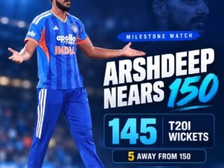 Arshdeep Singh approaches 150 T20I wickets ahead of India vs New Zealand
