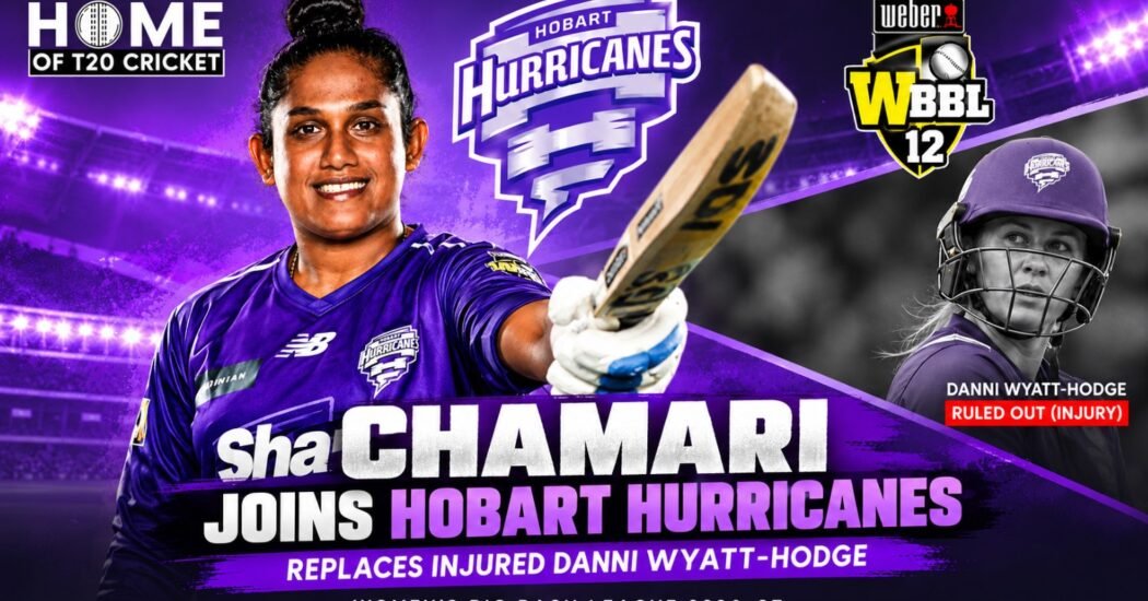 Chamari Athapaththu signs for Hobart Hurricanes ahead of WBBL 2026