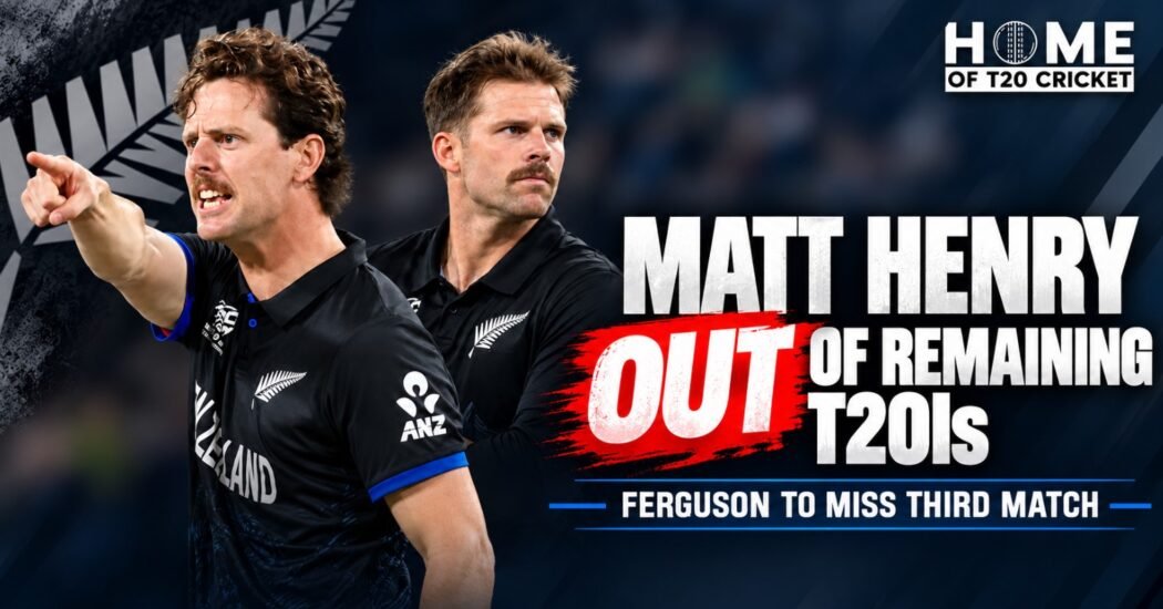 Matt Henry to miss remaining New Zealand T20Is against India