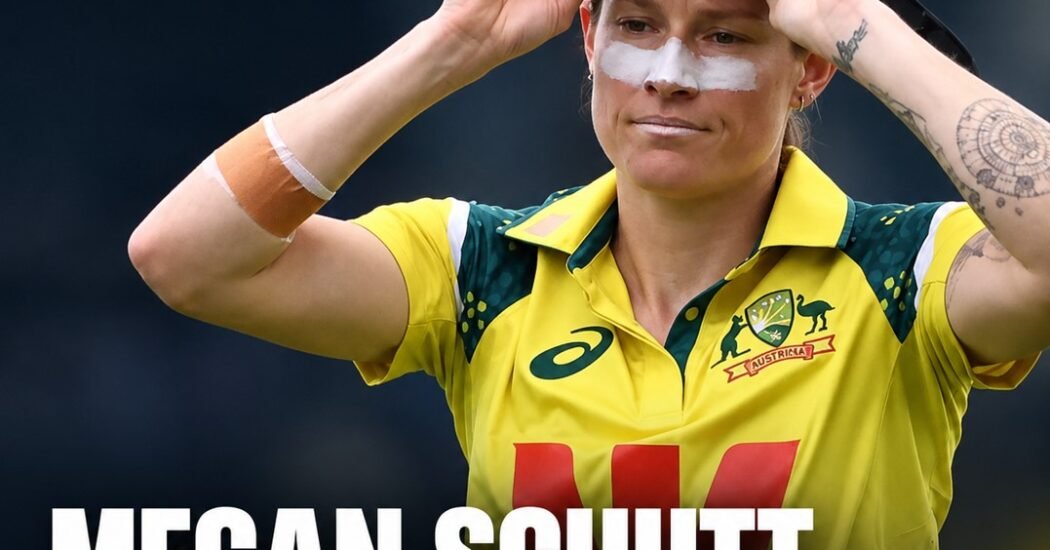 Megan Schutt Australian fast bowler two-match suspension October 2026
