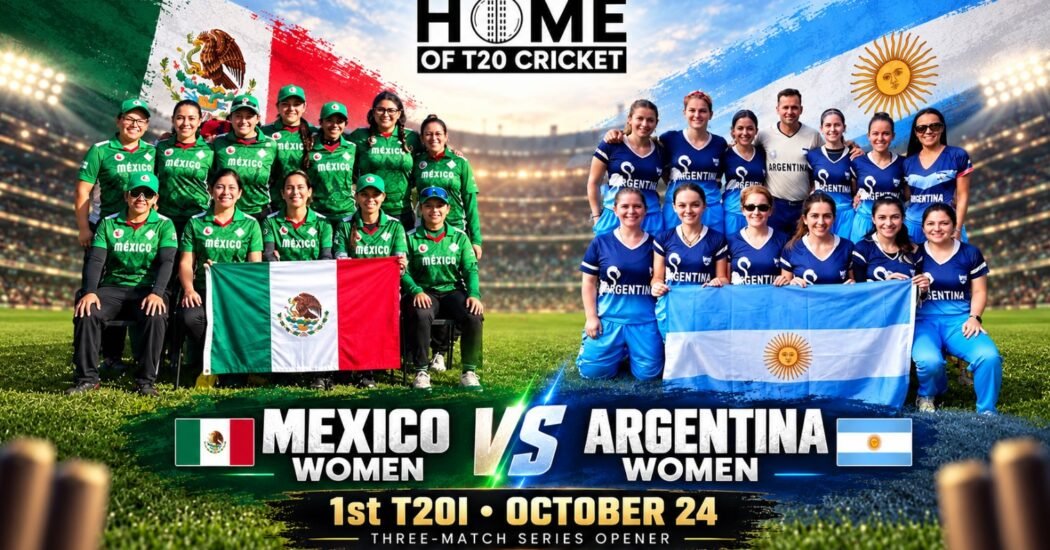 Mexico Women face Argentina Women in October 2026 T20I series