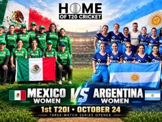 Mexico Women face Argentina Women in October 2026 T20I series