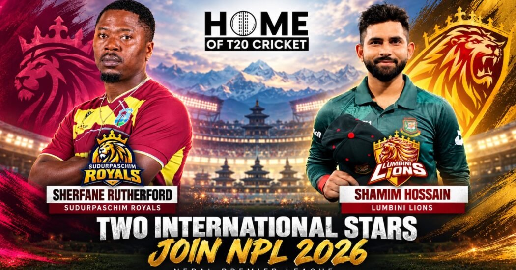 Sherfane Rutherford and Shamim Hossain join NPL 2026 franchises
