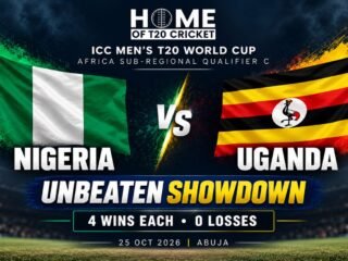 Nigeria and Uganda meet in unbeaten Africa T20 World Cup qualifier showdown